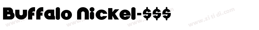 Buffalo Nickel字体转换